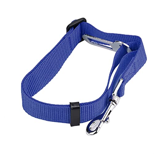 Hundeleine zum Trainieren Auto-Sicherheitsgurt für Hunde und Katzen, verstellbar für kleine, mittelgroße Hunde, Reiseclip, Heimtierbedarf Hundeleine(Blue) von NADCFN