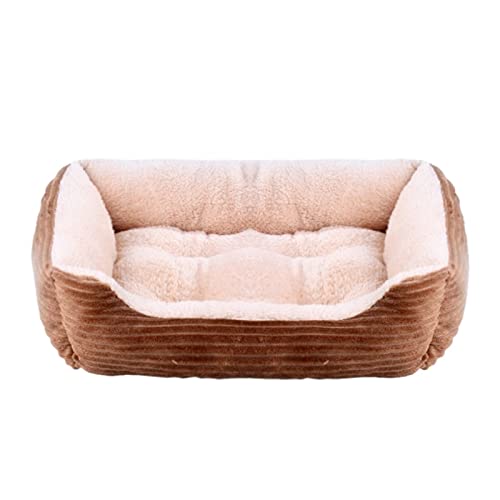 NADCFN Katzenbett Bett für Hund, Katze, Zwinger, mittelgroß, klein, Hundesofa, Kissen, Hundebett, Haus, Heimtierbedarf Hundematte(Cat Dog Bed 01,XXL(90X65X17CM)) von NADCFN