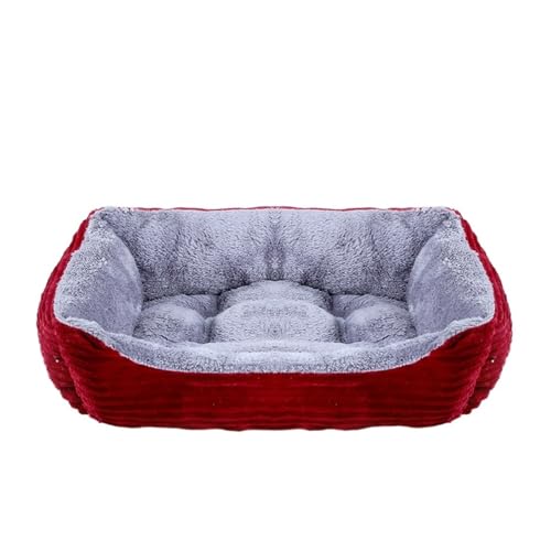 NADCFN Katzenbett Bett für Hund, Katze, Zwinger, mittelgroß, klein, Hundesofa, Kissen, Hundebett, Haus, Heimtierbedarf Hundematte(Cat Dog Bed 02,L (70X50X16CM)) von NADCFN