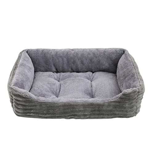 NADCFN Katzenbett Bett für Hund, Katze, Zwinger, mittelgroß, klein, Hundesofa, Kissen, Hundebett, Haus, Heimtierbedarf Hundematte(Cat Dog Bed 04,XL (80X60X17CM)) von NADCFN