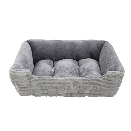 NADCFN Katzenbett Bett für Hund, Katze, Zwinger, mittelgroß, klein, Hundesofa, Kissen, Hundebett, Haus, Heimtierbedarf Hundematte(Cat Dog Bed 05,M (58X45X14CM)) von NADCFN