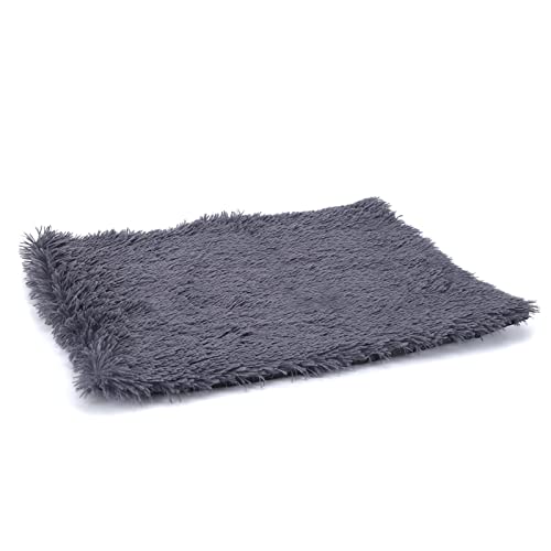 NADCFN Katzenbett Haustier-Hundebett-Matte Welpen-Katzen-Matte Haus-Katzen-Schlafbett-Decke für kleine große Hundezwinger Hundematte(Dark Gray,L 50x70 cm) von NADCFN