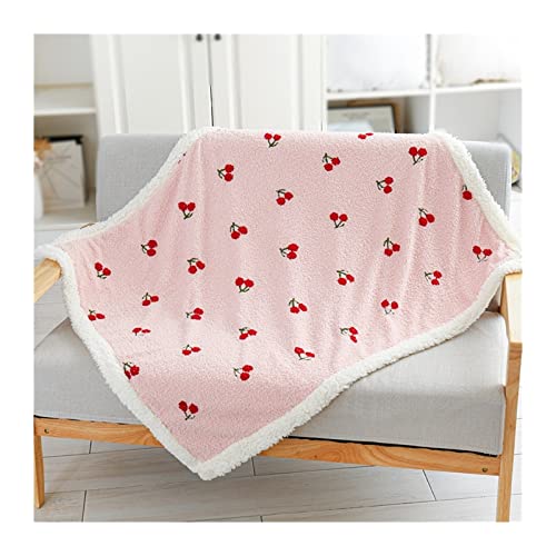 NADCFN Katzenbett Haustierdecke, Flauschiges Fleece, Katzen, Hunde, Zwinger, Decken, Sofa, Bettdecke, Welpen-Schlafmatte Hundematte(Pink,L 100x80cm) von NADCFN