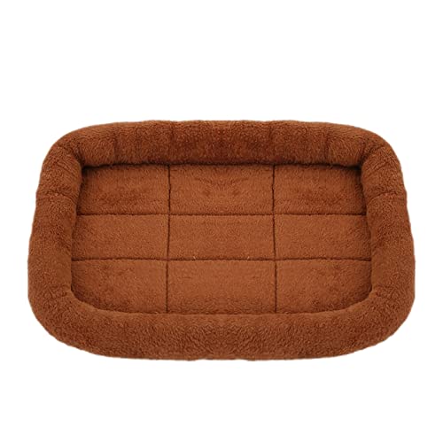 NADCFN Katzenbett Hundebett Matte Betten für Hunde Katze Haustier Schlaf Beruhigendes Pad Katze Hundebett Kissen Heimtierbedarf Hundematte(Dog Cushion H,XXL(100X70CM)) von NADCFN