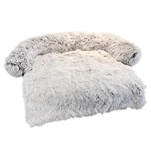 NADCFN Katzenbett Hundeschlafsofa mit Reißverschluss, Haustierbetten für Katzen, großes Hundebett, Katzenmatten, Haustiernestkissen Hundematte(3028 Gradient Coffee,L) von NADCFN