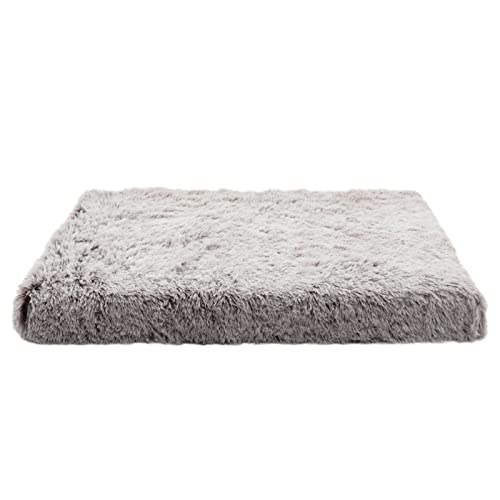 NADCFN Katzenbett Langes Plüsch-Hundebett, Sofakissen für große Hunde, Kissen, Decke, weiches Fleece, Welpenmatte Hundematte(Coffee,100x75CM) von NADCFN