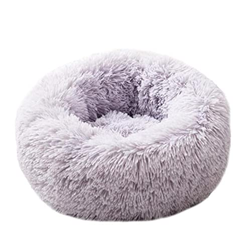 NADCFN Katzenbett Weiches Hundebett, waschbar, langes Plüsch, Hundehütte, Katzenhaus, Matten, Sofa für Hundekorb, warmes Haustierbett Hundematte(Gray,L 70CM) von NADCFN