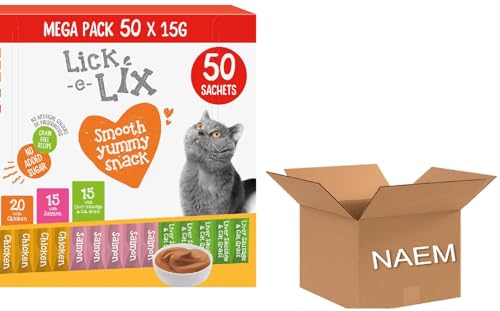 Smooth Yummy Snack für Ihre Katze Maga Pack (50x15G) | NAEM von NAEM