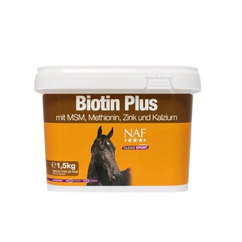 NAF Zusatzfuttermittel Biotin Plus Größe 1,5 kg von NAF Clean Sport