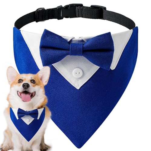 Hundefliege | Fliege Halsband für Hunde – verstellbares Halstuch Hund Bandana für Hochzeiten Partys von NAIYAN
