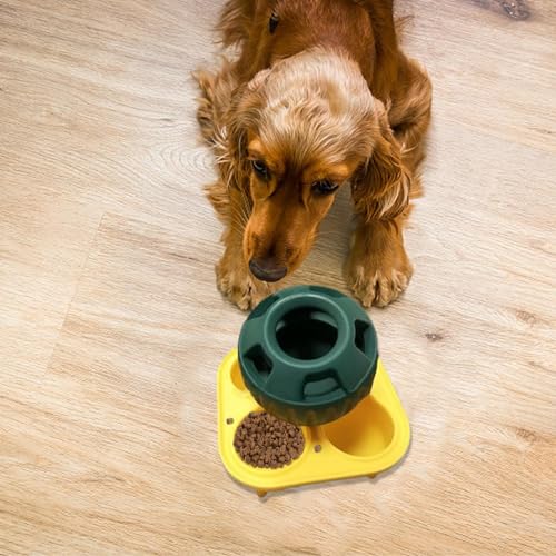 NAIYAN Hunde-Aktivitäts-Snack-Ball, Leckerli-Spender, Kauball für Hunde, befüllbarer Leckerli-Ball, ultra-interaktives Leckerli-Dosierspielzeug für Hunde, Zahnreinigungsspielzeug für Haustiere von NAIYAN