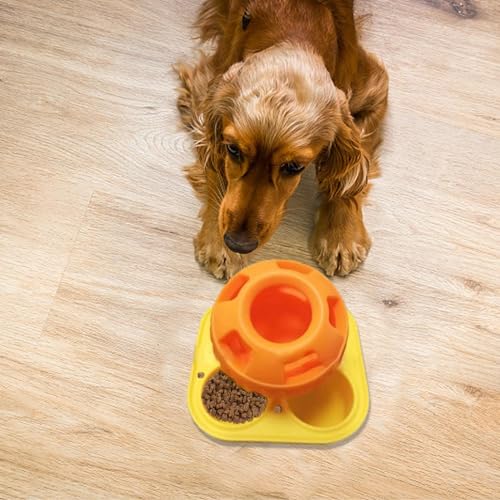 NAIYAN Hunde-Aktivitäts-Snack-Ball, Leckerli-Spender, Kauball für Hunde, befüllbarer Leckerli-Ball, ultra-interaktives Leckerli-Dosierspielzeug für Hunde, Zahnreinigungsspielzeug für Haustiere von NAIYAN