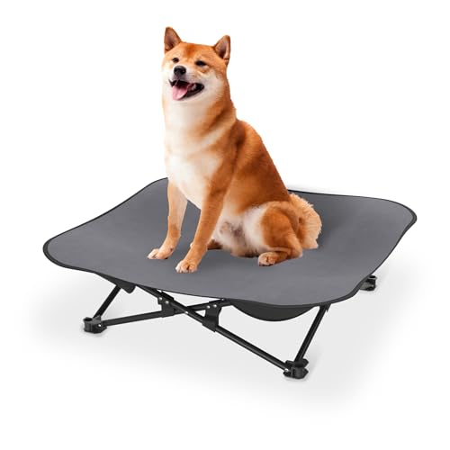 NAIZY Hundebett Erhöhtes Katzenbett 68x68x21 cm, S Größe Faltbar Hundeliege Atmungsaktivem Polyester Haustierbett abnehmbar waschbar Haustierliege, für Indoor-Outdoor NAIZY Hundebett Erhöhtes Katzenbett 68x68x21 cm, S Größe Faltbar Hundeliege Atmungsaktivem Polyester Haustierbett abnehmbar waschbar Haustierliege, für Indoor-Outdoor von NAIZY
