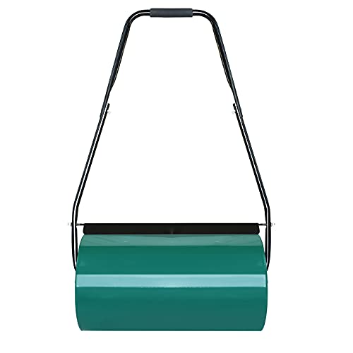 NAIZY Rasenwalze Befüllbar mit Wasser/Sand, Handwalze Gartenwalze mit U-Griff Gartenrolle mit 57cm Walzenbreite, 32cm Durchmesser, 46L Füllvolumen Metall Rasenroller Gartenfräse Rasenlüfter - Grün NAIZY Rasenwalze Befüllbar mit Wasser/Sand, Handwalze Gartenwalze mit U-Griff Gartenrolle mit 57cm Walzenbreite, 32cm Durchmesser, 46L Füllvolumen Metall Rasenroller Gartenfräse Rasenlüfter - Grün von NAIZY