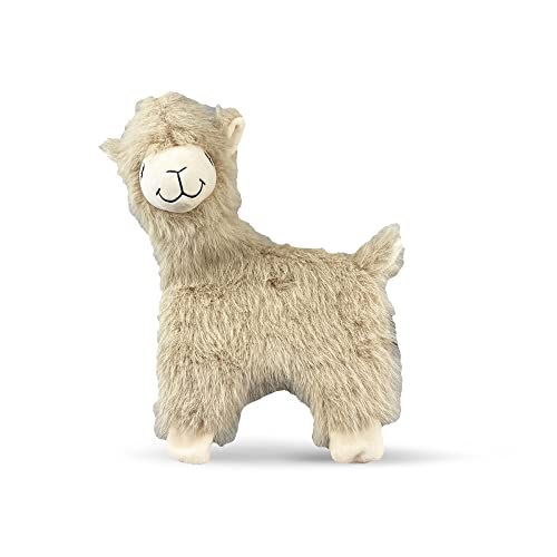 NANDOG Pet Gear My BFF Alpaca Crinkle Hundespielzeug - Plüsch-Welpenspielzeug für kleine und mittelgroße Rassen, nicht aggressive Kauer, weiches 38,1 cm Hundespielzeug bietet Spaß und Gesellschaft von NANDOG