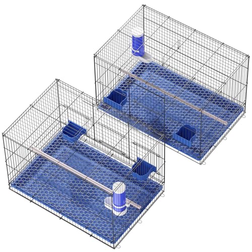 Pet Iron Bird Cage for Small Birds, Large Size 20 Inch for Parrots, Rutin Chicken, Hamster, Sittich, Nymphensittich, Lovebird, Parrotlet von NASIDE