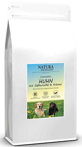 NATURA EXCELLENT Hundefutter Adult mit Huhn und Süßkartoffel 2kg von NATURA EXCELLENT