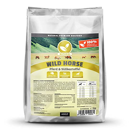 Natural - Wild Horse mit Pferd - 1 kg - Trockenfutter von NATURAL