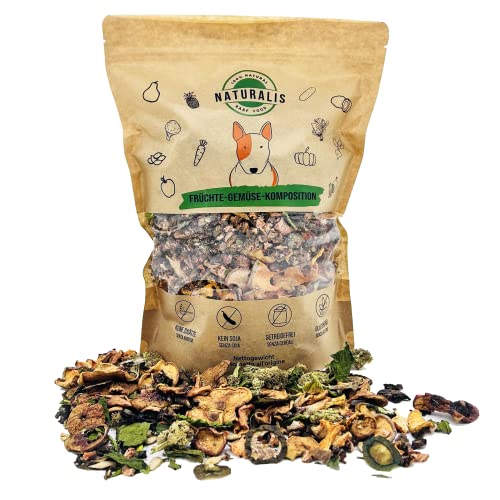 Naturalis Barf Select 1000g Früchte-Gemüse-Komposition Premium Gemüsemix Flocken Zusatz Ergänzung von NATURALIS BARF FOOD