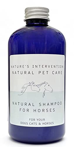 99% Natürliches Shampoo für Pferde - Aloe Vera, Neem, Citronella & Teebaumöl - 250ml von NIP. Ohne Sulfate, ohne Parabene. Reinigt, Lindert Juckreiz. Konzentriert. von NATURE'S INTERVENTION