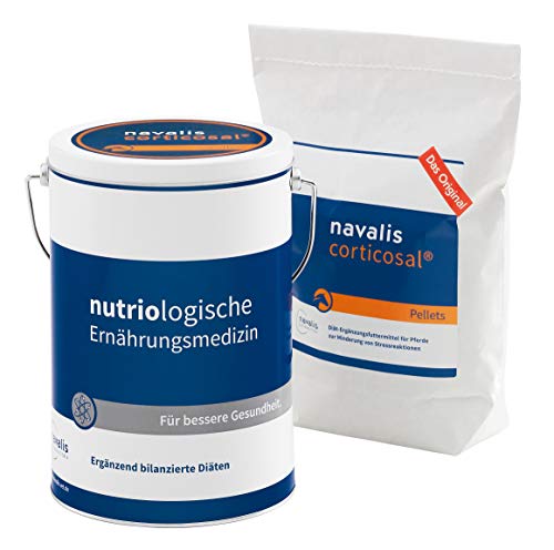 Navalis Corticosal Pferde Pellets | 2 kg | Ergänzungsfuttermittel für Pferde | Zur Unterstützung des Stoffwechsels von Pferden mit PPID | Mit Mönchspfeffer, Ginkgo und Artischocke von NAVALIS Nutraceuticals