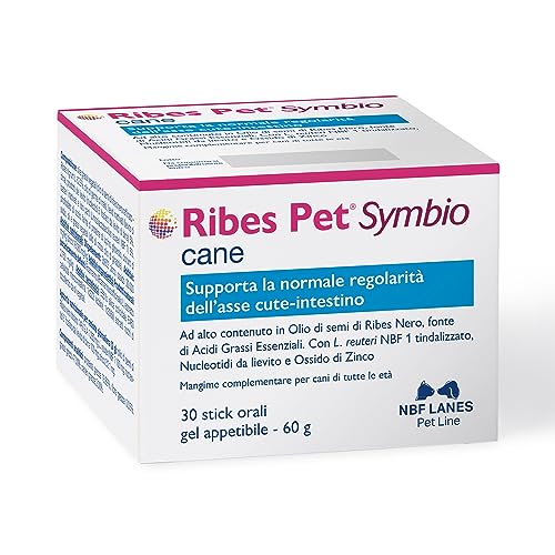 NBF Lanes | Johannisbeere Pet Symbio Hund, Appetitables Gel, 30 Beutel à 2 g, unterstützt die normale Regelmäßigkeit der Haute-Darm-Achse von NBF Lanes