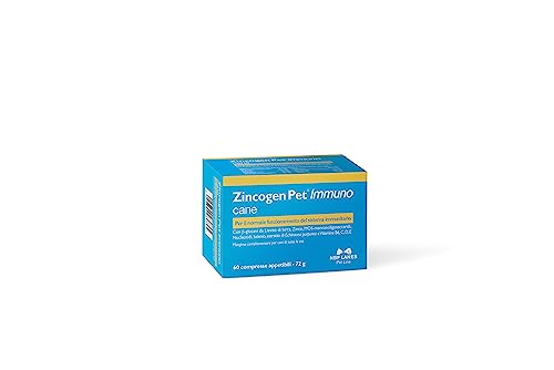 NBF Lanes | Zincogen Pet Immuno Hund, 60 Tabletten für die normale Funktion des Immunsystems des Hundes von NBF Lanes