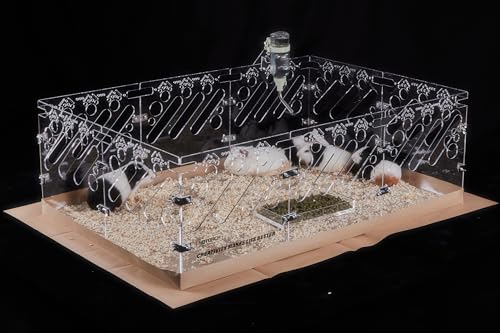 NBTORCH Meerschweinchenkäfige aus Acryl, 90 x 60 cm von NBTORCH
