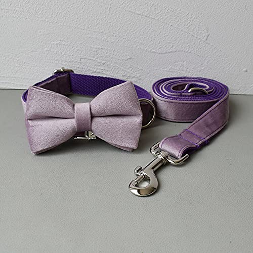 10 Teile/los haltbare hundehalsband Leine verstellbare welpenhalskette Flexibles hundezubehör 4 größen, Bogenhalsband-leinenset, L von NC