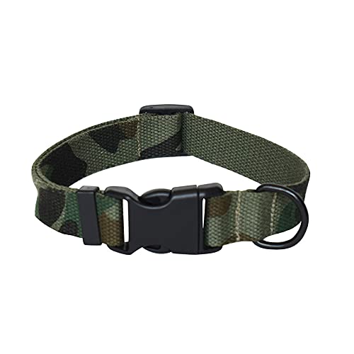 Gelbes Camouflage Hundehalsband und Hundeleine für Hundehalsbänder Heimtierbedarf Halskette,Hundehalsband1,L von NC