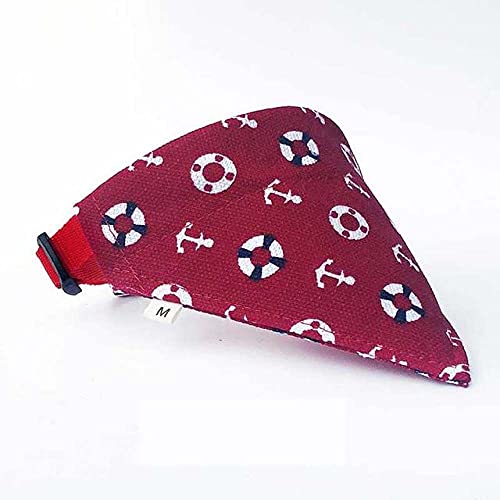 Katzenschal Dreieckige Schals Haustier Bandana Zubehör Produkt Hundehalsband Bandana Niedliche Bandanas Baumwolllätzchen Kragen,E,S von NC