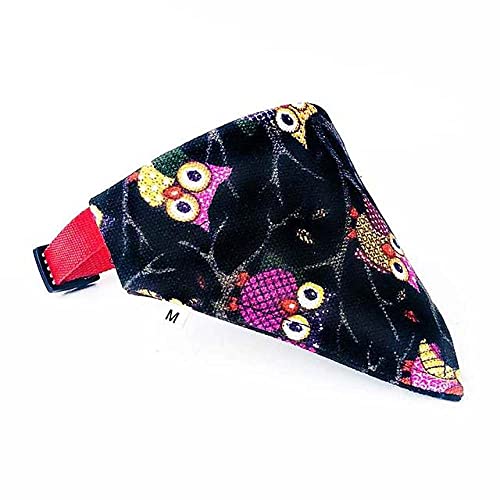 Katzenschal Dreieckige Schals Haustier Bandana Zubehör Produkt Hundehalsband Bandana Niedliche Bandanas Baumwolllätzchen Kragen,L,M von NC