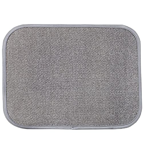 NC Rattan Hundematte Waschbar Mehrzweck haustieresabkühlendes Mat Naturbreath Rattanmatten mit Stoff-Katze-Hundematte Rattanhintergrund Schulungs-Pads Tierbedarf Reise-Pads von NC