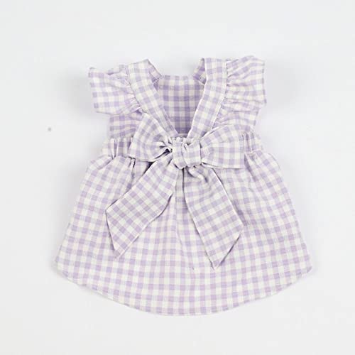 Plaid Bow Rock Haustierkleidung Katzen- und Hundekleidung Haustierkleid Katzenrock Mädchen Hundekleidung Welpenkleid Mädchen Welpenkleidung,3,L von NC