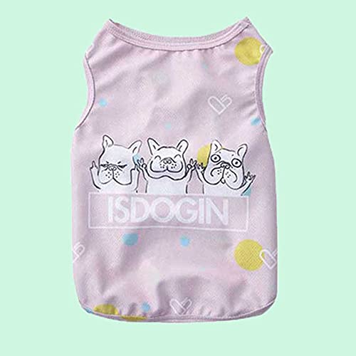 Sommer Cooling Dog Kleidung Fat Dog Weste Kleidung für Hunde Outdoor-Haustierbekleidung für Fat Dogs Cooling Kostüm,7,L Kleidung und Tasse von NC