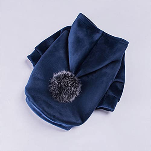 Warme Hundebekleidung Winter Haustiere Hundebekleidung Hundejacke Weiche Kleidung für kleine mittlere Hunde Welpen,Blau,M von NC