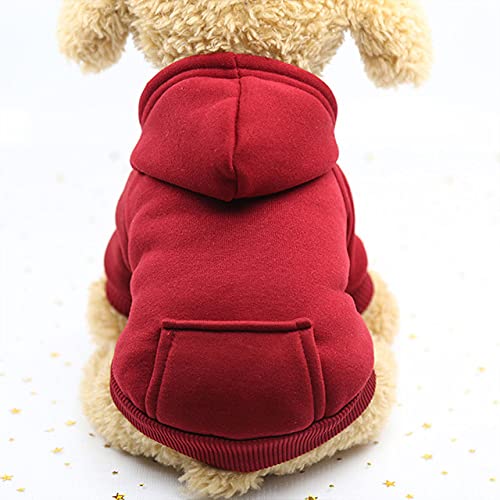 Winter-Haustier-Hundebekleidung für Hundemantel Hoodie Warme Hunde Haustiere Kleidung für Hunde Hoodies Haustier-Outfits,2,XL von NC