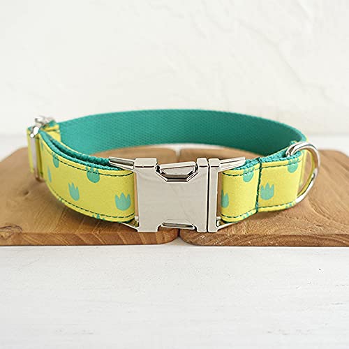 grün personalisierte hundehalsbänder handgemachtes Halsband 5 größen hundehalsband,hundehalsband,S von NC