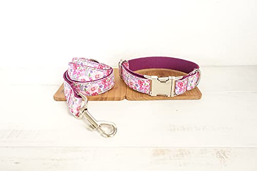 personalisierte besondere hundehalsband kreative Stil hundehalsbänder und leinen 5 größen, hundehalsband leinen Set,L von NC