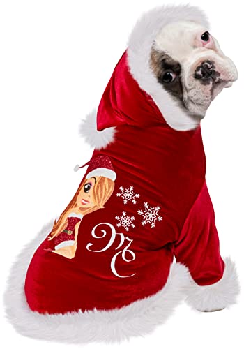 Rubie's Mariah Carey Weihnachtskostüm für Haustiere, wie abgebildet, Größe M von NECA