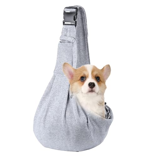 Pet Sling Bag, Polyester Pet Carry Sling With Safety Buckle Inside, Foldable Compact Dog Sling, Portable Pet Transport Sling, Dog Bag For Camping, Travel, Hiking, Climbing, Outdoor von NEECS