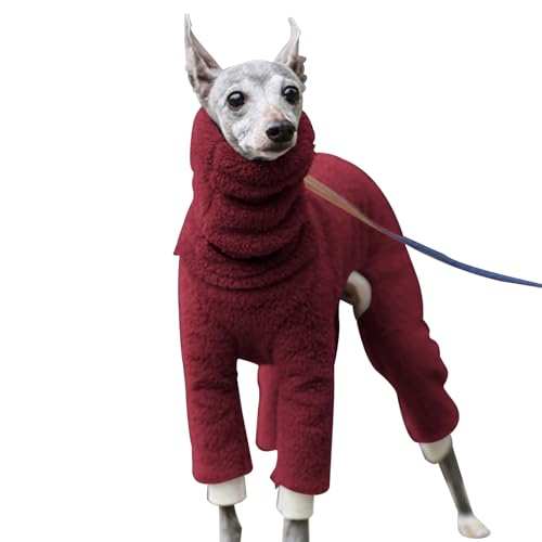 Ganzkörper-Hundemantel, warme Hundekleidung, 4 Beine, vollständig bedeckt, hoher Kragen, dehnbar, dick, elastisch, Ganzkörper-Hundemantel für Labrador, Golden Retriever von NEECS
