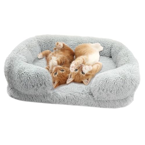 Große Hundebetten, Eier-Baumwoll-Haustiermatratze, Plüsch-Haustier-Hundesofabett mit waschbarem Bezug, orthopädische Couch, Haustierbett, Winter, warmes Katzenbett, Kuschelbett weich, Donut-Hundebett, von NEECS