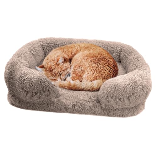 Große Hundebetten, Eier-Baumwoll-Haustiermatratze, Plüsch-Haustier-Hundesofabett mit waschbarem Bezug, orthopädische Couch, Haustierbett, Winter, warmes Katzenbett, Kuschelbett weich, Donut-Hundebett, von NEECS