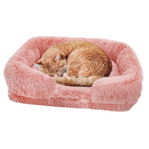 Große Hundebetten, Eier-Baumwoll-Haustiermatratze, Plüsch-Haustier-Hundesofabett mit waschbarem Bezug, orthopädische Couch, Haustierbett, Winter, warmes Katzenbett, Kuschelbett weich, Donut-Hundebett, von NEECS