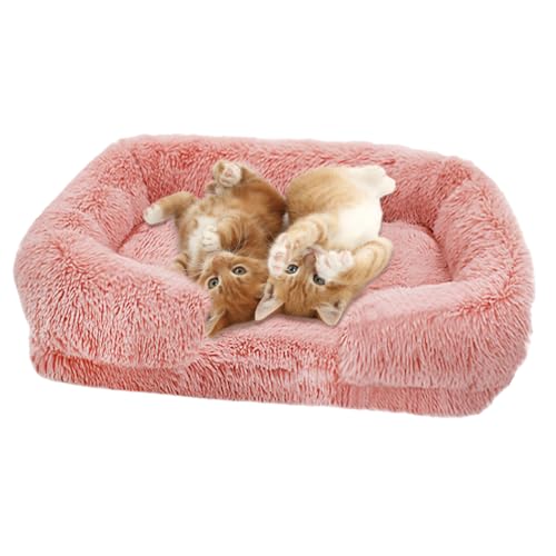 Große Hundebetten, Eier-Baumwoll-Haustiermatratze, Plüsch-Haustier-Hundesofabett mit waschbarem Bezug, orthopädische Couch, Haustierbett, Winter, warmes Katzenbett, Kuschelbett weich, Donut-Hundebett, von NEECS