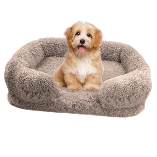 Große Hundebetten, Eier-Baumwoll-Haustiermatratze, Plüsch-Haustier-Hundesofabett mit waschbarem Bezug, orthopädische Couch, Haustierbett, Winter, warmes Katzenbett, Kuschelbett weich, Donut-Hundebett, von NEECS