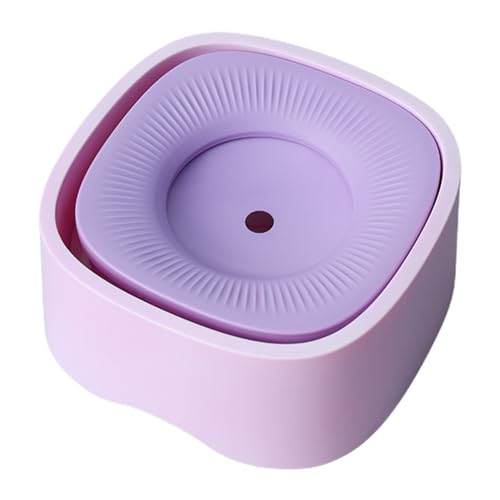 Hunde Wassernapf, Zero Splash Hund Wasser Feeder, Basic Hund Trinknäpfe Float Slow Feeder Pet Food Bowl Anti-Tip Pet Food Supplies Leichte Katzenfutterschalen Niedliche Haustier Schüssel für Katzen von NEECS