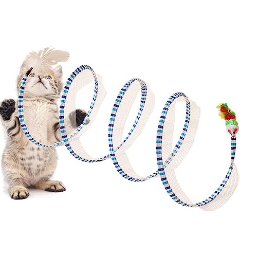 Indoor Cat Tube Toys, Indoor Cat Tunnel Spielzeug, Pet Tube Interactive Toy with Ball, Pet Adventure Tunnel Toy for Dog Guinea Pigs, Small Pets von NEECS