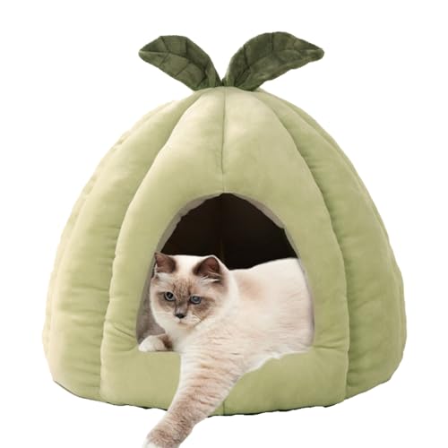 Katzenhöhlen für Indoor-Katzen | Cartoon-geformtes rutschfestes Hundebett Katzenhöhle | Hundehaus Katzenversteck weich warm für Hasen Haustiere Hunde Kaninchen Katzen von NEECS